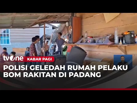 Polisi Geledah Rumah Terduga Pelaku Peledakan Bom Sekolah