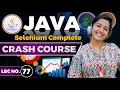 Java Automation Testing Selenium Tutorial For beginners Java full course in Marathi Part 77