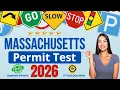 Permit Test Massachusetts 2026 Pass Your MassDOT RMV Written Knowledge DMV Exam on the FIRST TRY