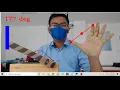 Demo Servo Control by Hand Gesture OpenCV Arduino