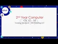 Lecture 15 Chapter 12-14 Looping Constructs-File handling in C