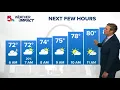 St Louis forecast Cooler less humid Monday