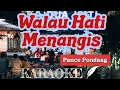 Download Lagu KARAOKE | WALAU HATI MENANGIS - PANCE PONDAAG | DUA HATI COFFE