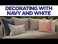Decorating With Navy and White HGTV