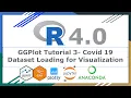 GGPlot Tutorial 3 - Covid 19 Dataset Loading for Visualization with ggplot2 in R Part