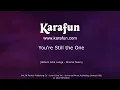 You're Still the One (live) - Teddy Swims | Karaoke Version | KaraFun