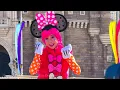 【ダンサーメイン】ディズニーパルパルーザ　ミニー＠ファンダーランド　1月17日　城前DPA　Tokyo Disneyland   Minnie @ Funderland