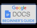 Beginner s Guide to Google Docs