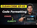 Clean code - Why code formatting is important