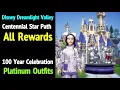 All Centennial Star Path Rewards in Disney Dreamlight Valley Platinum 100 Year Celebration - Palace