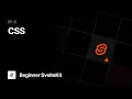 Beginner SvelteKit CSS