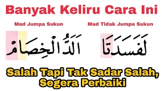 Stop Keliru nya,Ini Cara Waqaf Pada Mad, Mad + Sukun, Awas Salah Durasi Panjang Pendeknya