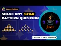 Java program to print star pattern Learn Coding