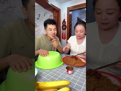 My husband's braised pork is so delicious! #So delicious #Let's eat together #Couple's daily life