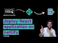 How to Deploy React Application on Netlify Learn and deploy in just simple steps