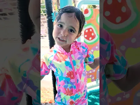 DON’T PUSH on the Slide! | Pool Safety Rules for Kids