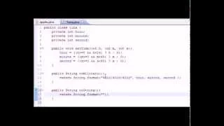 Java Programming Tutorial 37 Display Regular time