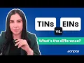 Tax Identification Numbers Explained TINs vs EINs
