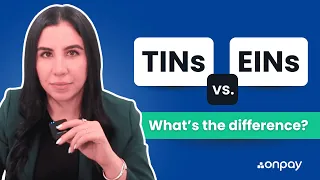 Tax Identification Numbers Explained TINs vs EINs