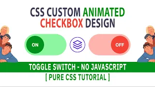 CSS Toggle Switch Pure CSS HTML checkbox ON-OFF Switches