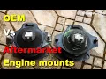 Aftermarket engine mounts vs OEM engine mounts Detailed side by side comparison