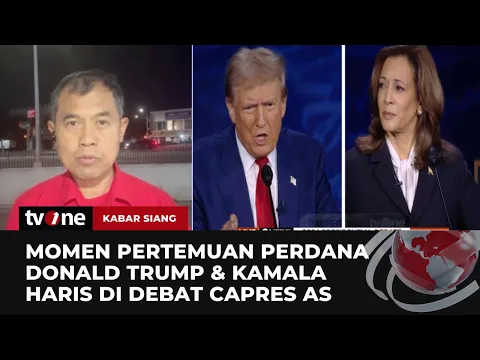 Donald Trump dan Kamala Harris Debat Capres untuk Pertama Kali
