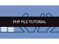 PHP File Tutorial File in PHP PHP File Handling Tuorial Working with Files in PHP Edureka