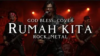  rumah kita god bless cover version rock metal 