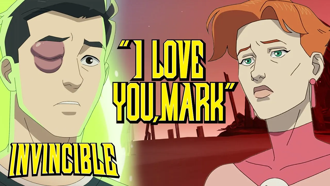 Atom Eve Tells Mark She Loves Him | Invincible S2