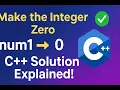 LeetCode POTD 5 Sept 2025 2749 Minimum Operations to Make the Integer Zero Solution Explained