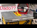Using a Dado blade on a Dewalt jobsite tablesaw - can it be done