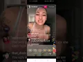 BHAD BHABIE AND WOAH VICKY FIGHT INSTAGRAM LIVE FULL 2019