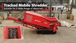 260 Tracked Mobile Shredder for Multi-Material Processing