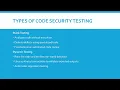 002 Code Security Code Security Testing and Fuzz Testing