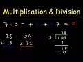 Mathematics - Basic Multiplication Long Division