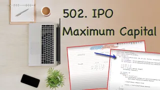 4 Two Heap Leetcode 502 IPO Maximise Capital