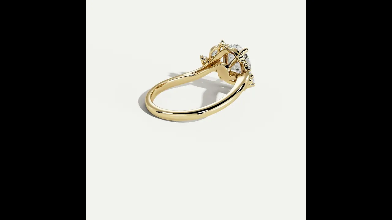 Yvette丨Multi-Stone Nature Inspired Engagement Ring