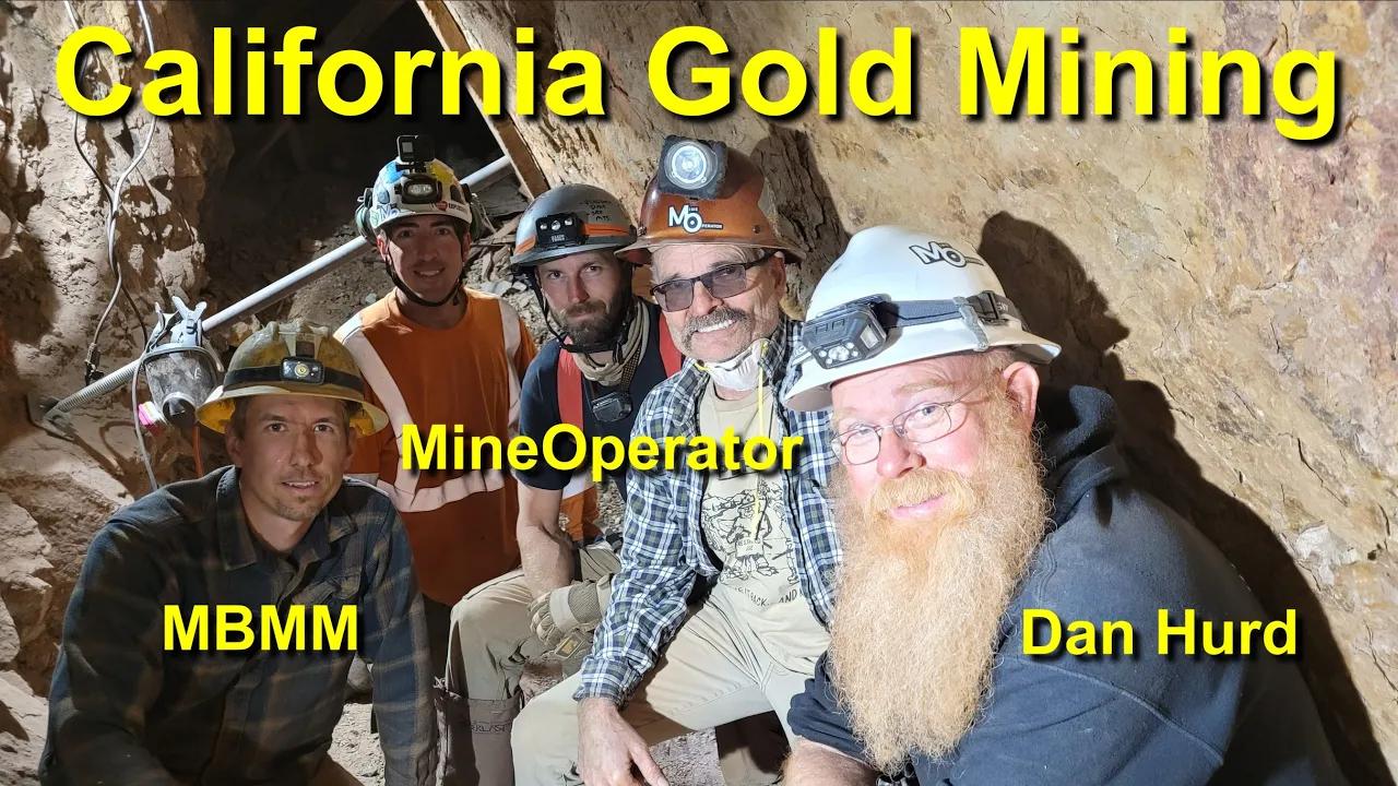 Gold Mining: Underground Gold Vein Mining & Gold Ore Processing