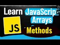 JavaScript Arrays Crash Course-Learn JavaScript Array javascript array methods