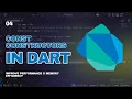 Master Constant Constructors in Dart Improve Performance Memory Efficiency