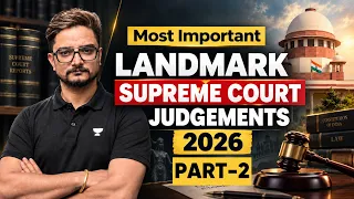 Most Important Landmark Judgements of Supreme Court - 2 | Judiciary & APO 2027 | Unacademy Judiciary
