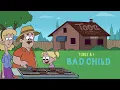 TONES AND I - BAD CHILD (ANIMATED LYRIC VIDEO)