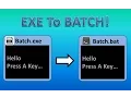 EXE to BAT Easy No Converter Needed