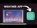 Create a Weather App FAST with This ChatGPT Hack