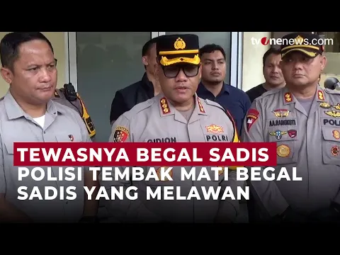 Begal Sadis Kota Medan Ditembak Mati setelah Melawan Polisi dengan Senjata Tajam