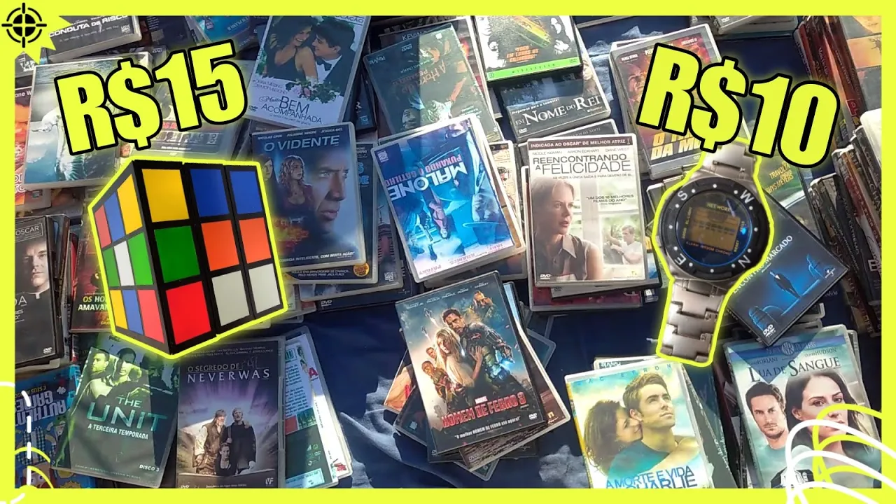 VÁRIOS ITENS BARATOS NA FEIRA DO ROLO - CAÇADA GAMER #10