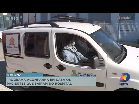 Programa acompanha em casa os pacientes que saíram do hospital em Itapema