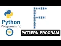 Python Pattern Programs Printing Stars in F Shape