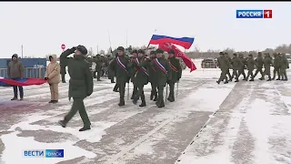 В зону СВО из Омска отправилась группа мобилизованных