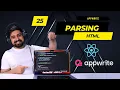 Parsing HTML in react components